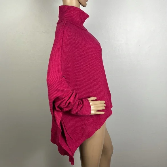 FREE PEOPLE PINK LONG SLEEVE RIBBED TOP - Picture 6 of 9